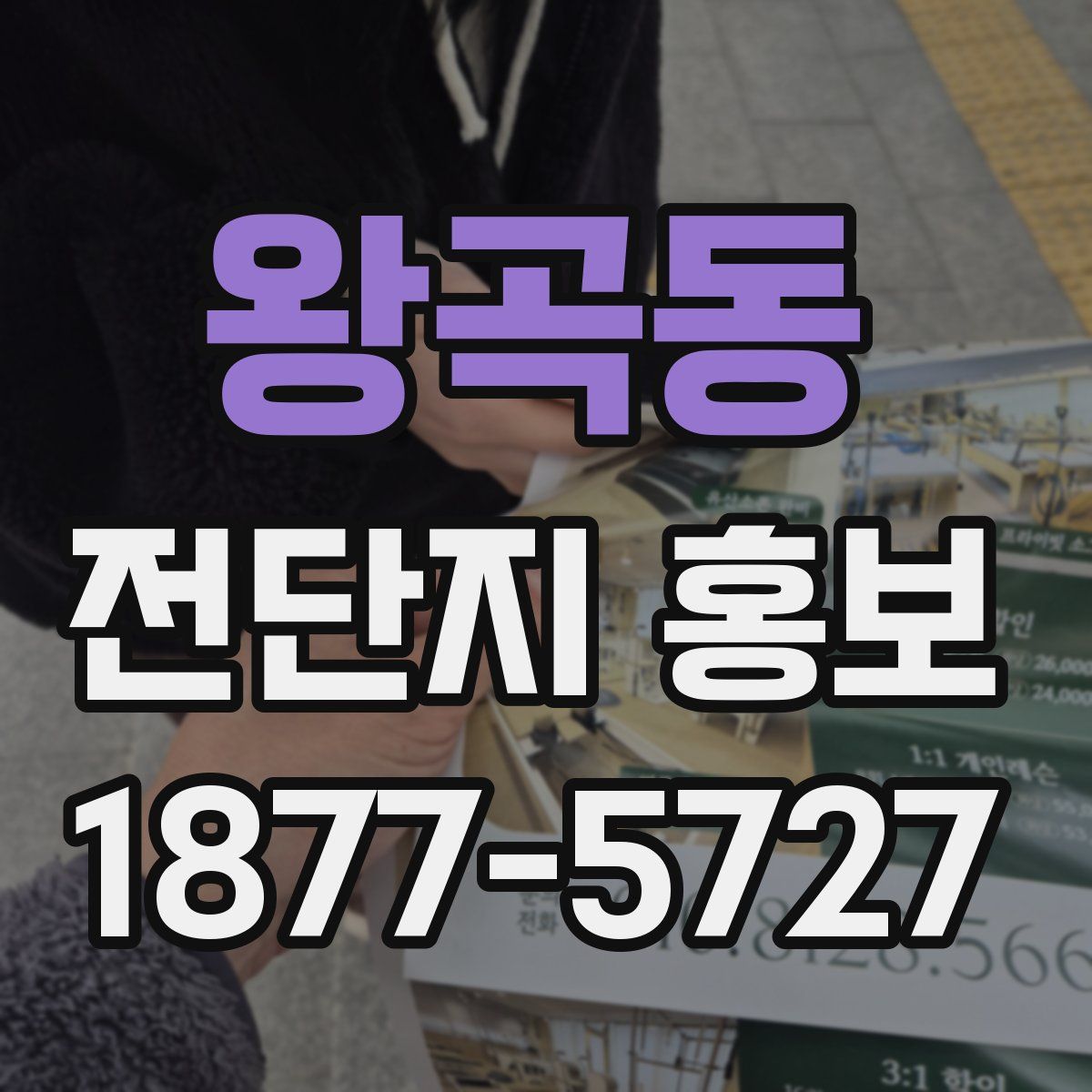 왕곡동 전단지 홍보