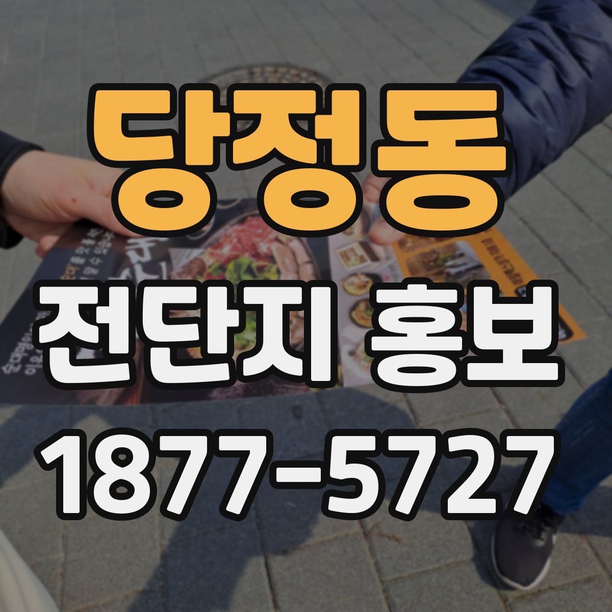 당정동 전단지 홍보