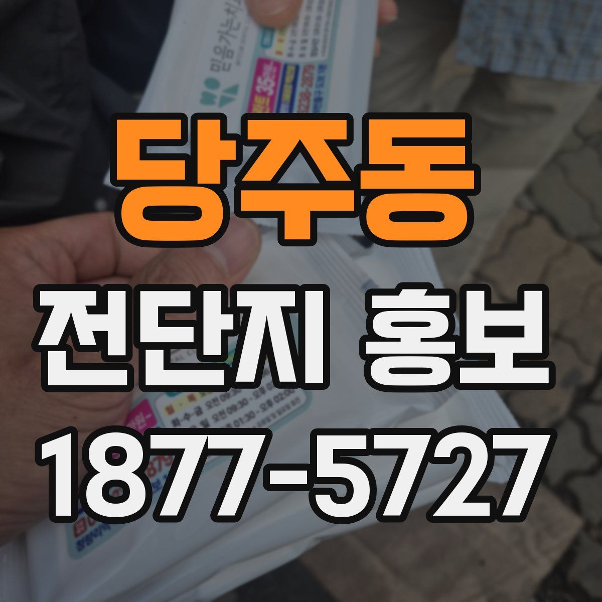 당주동 전단지 홍보