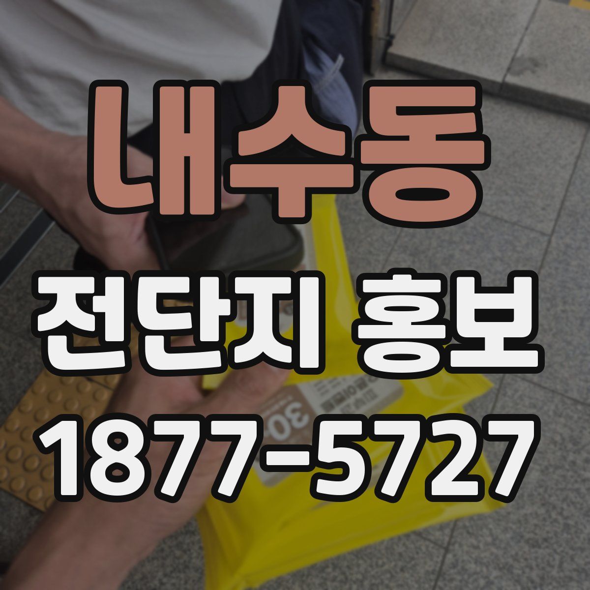 내수동 전단지 홍보
