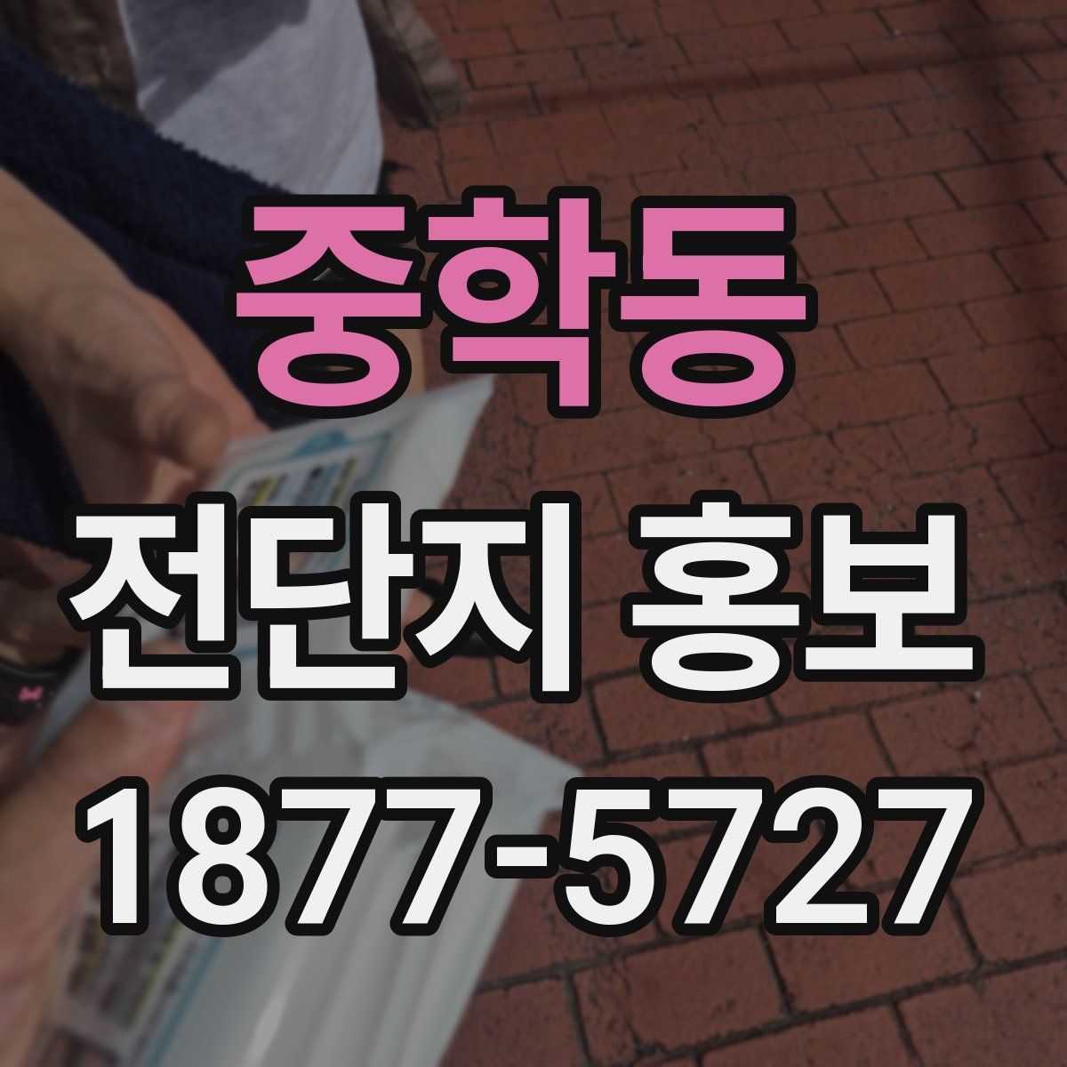 중학동 전단지 홍보