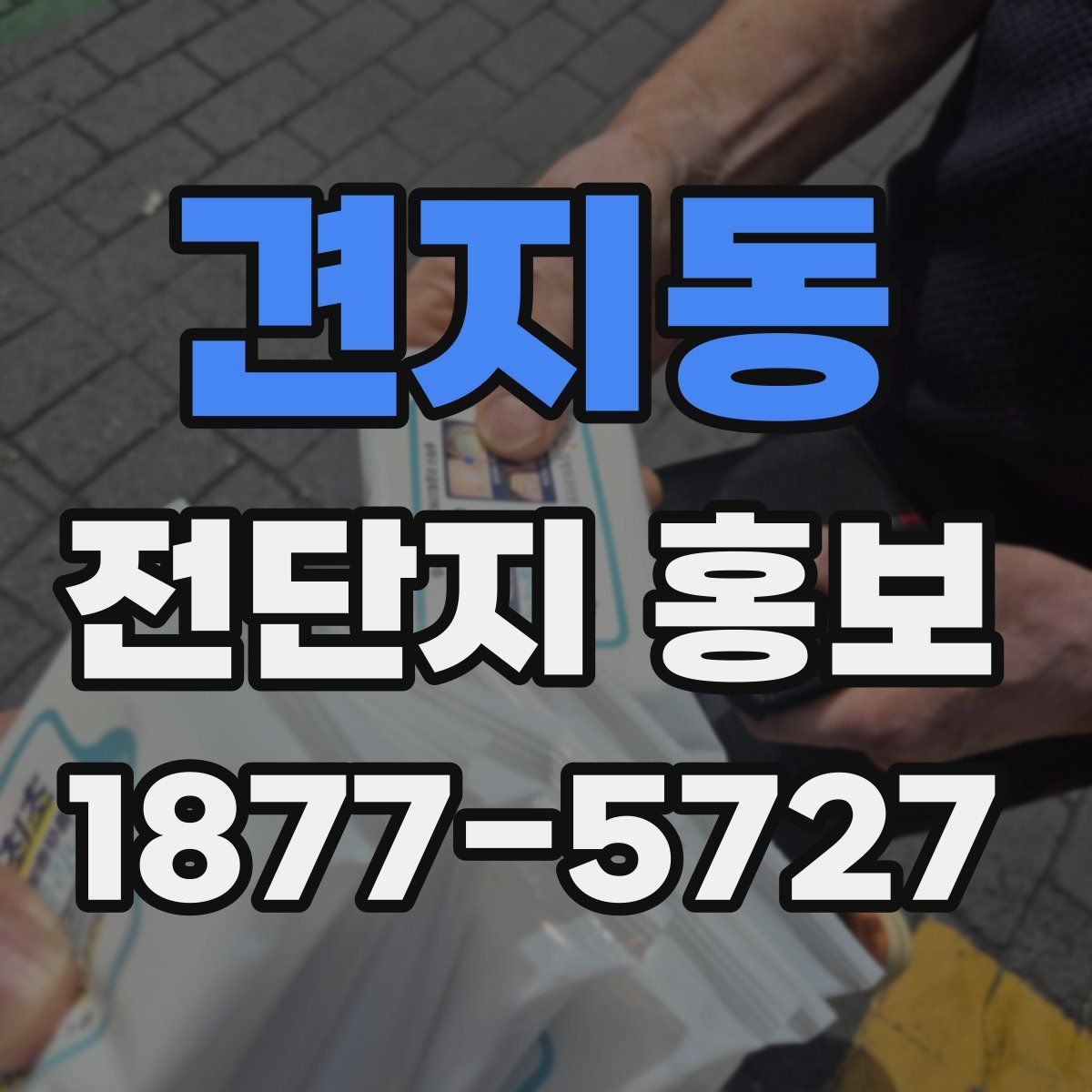 견지동 전단지 홍보