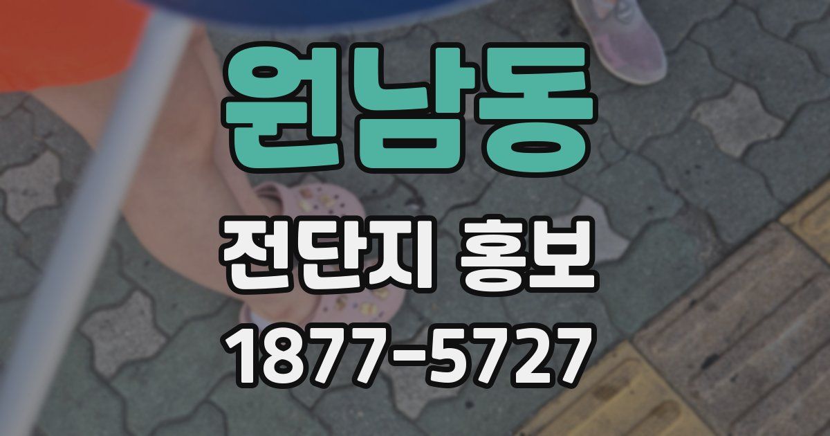 원남동 전단지 홍보