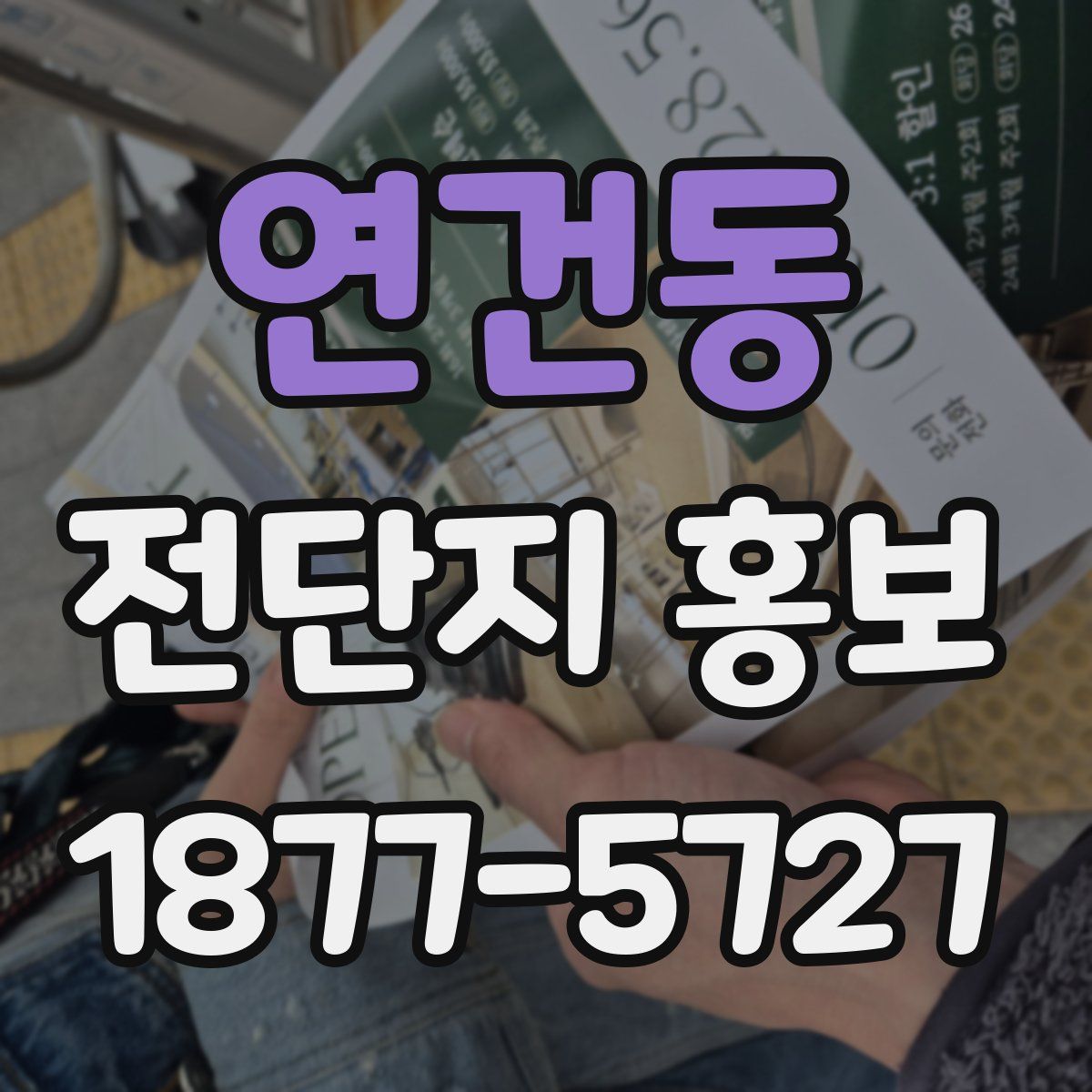 연건동 전단지 홍보