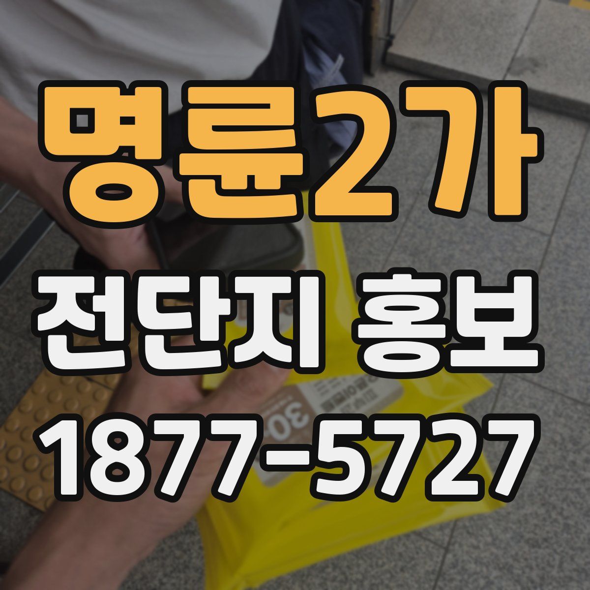 명륜2가 전단지 홍보