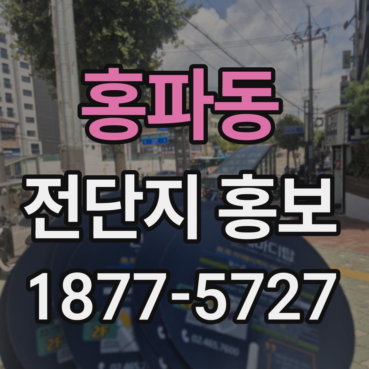 홍파동 전단지 홍보