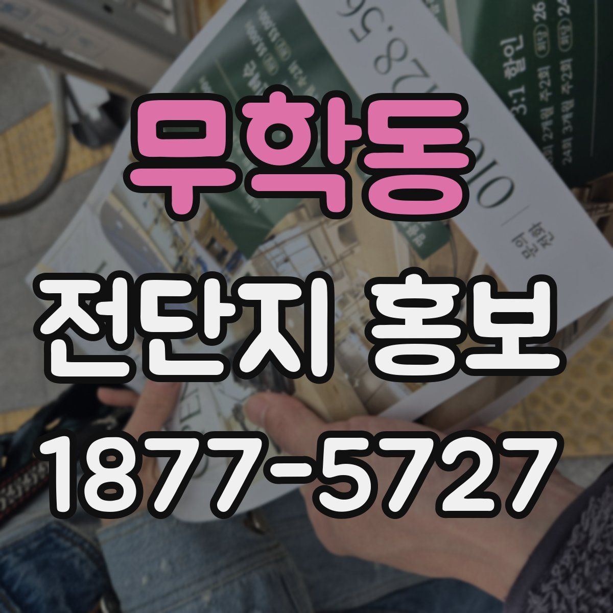 무학동 전단지 홍보