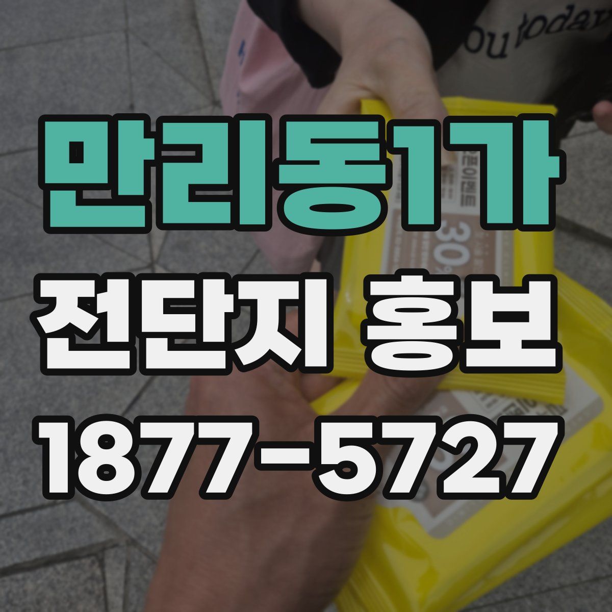 만리동1가 전단지 홍보