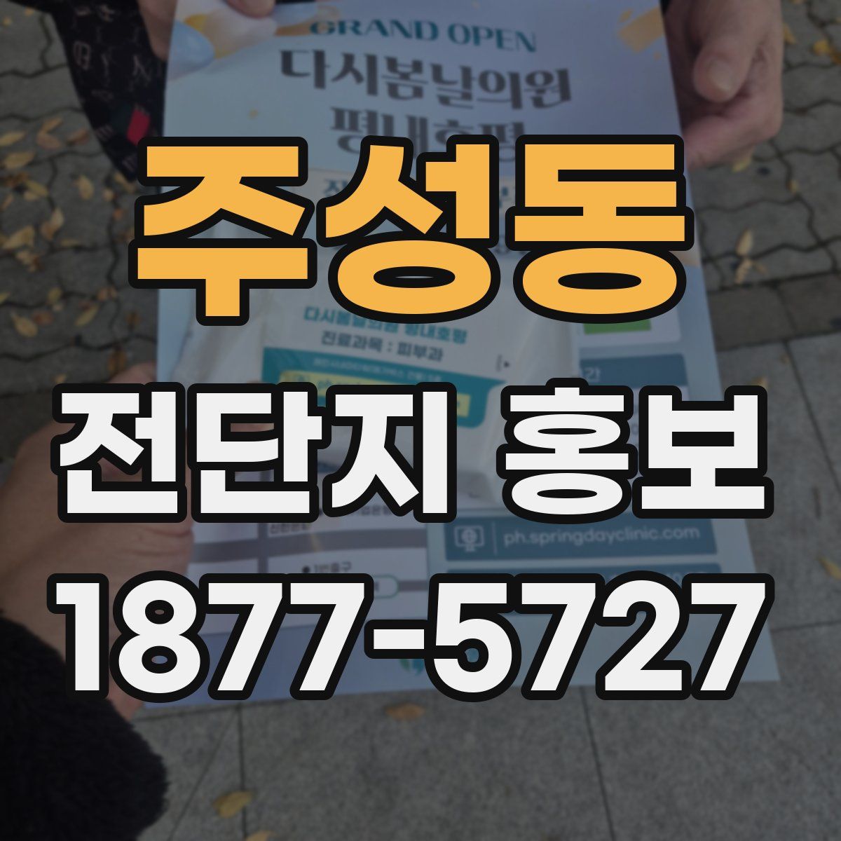주성동 전단지 홍보