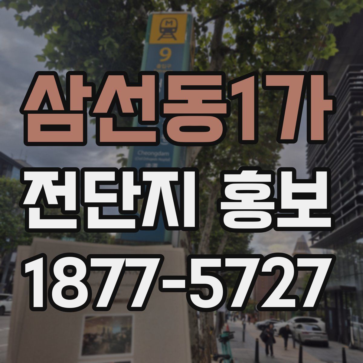 삼선동1가 전단지 홍보