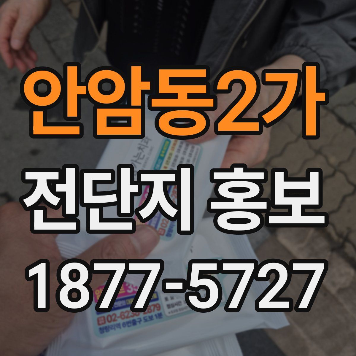 안암동2가 전단지 홍보