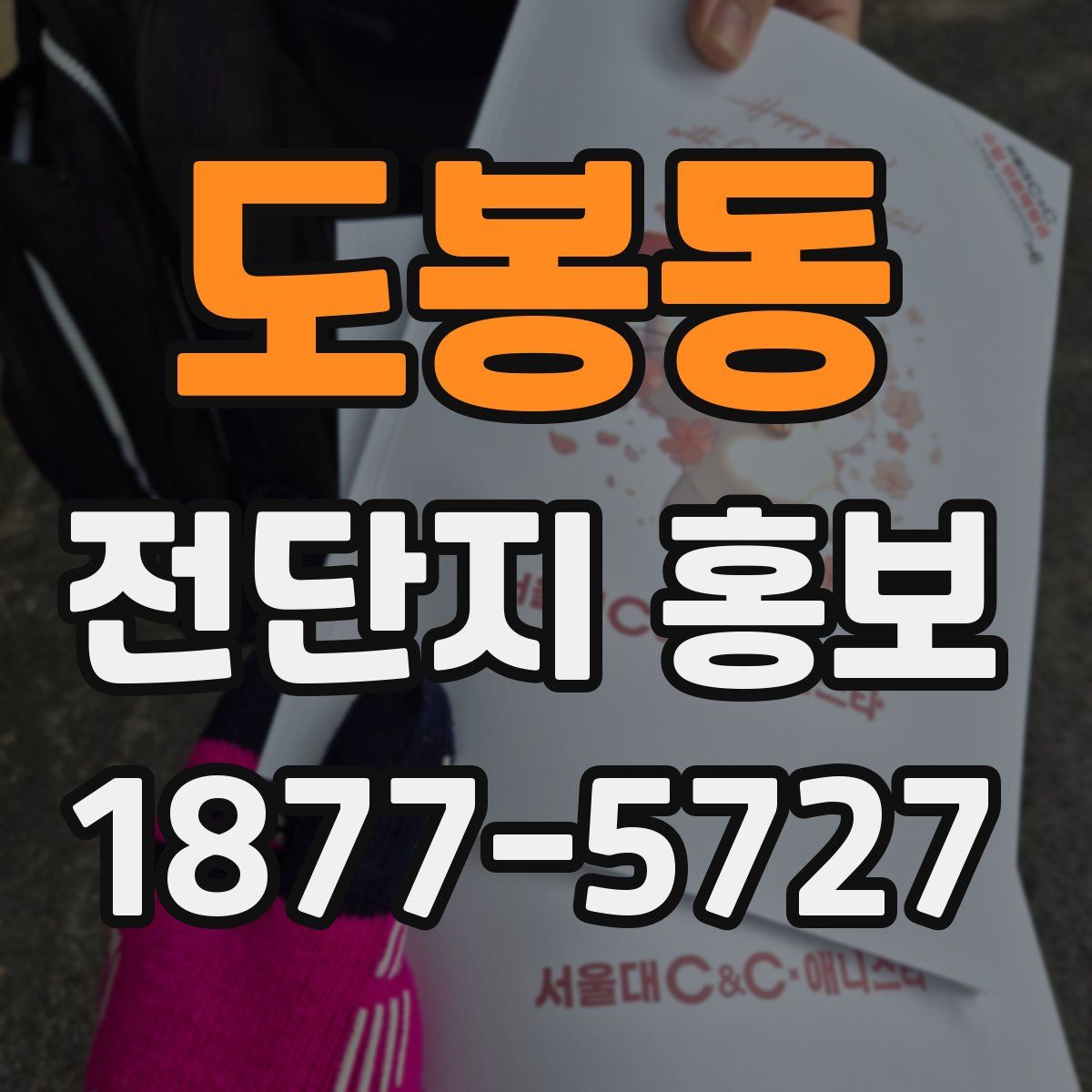 도봉동 전단지 홍보