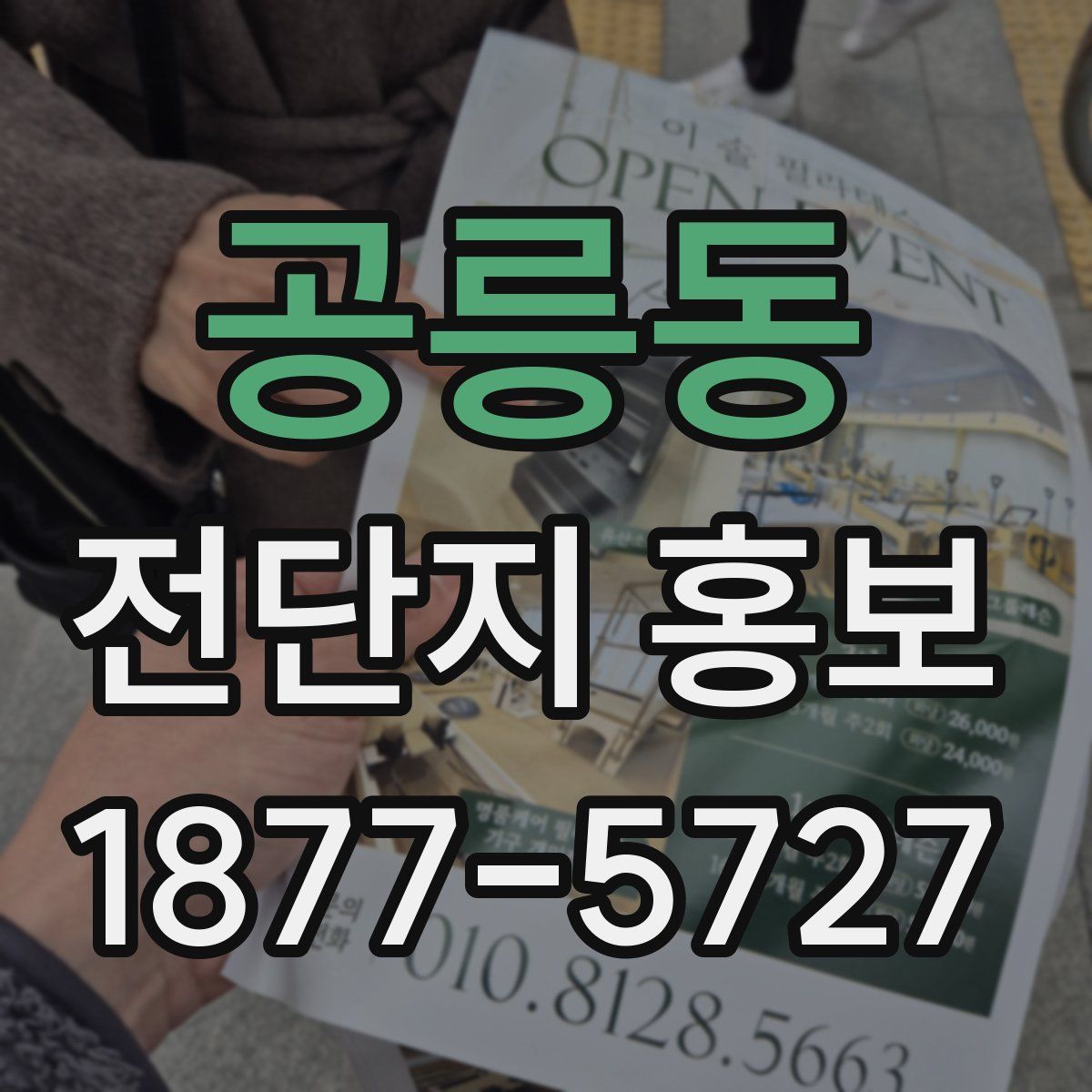 공릉동 전단지 홍보