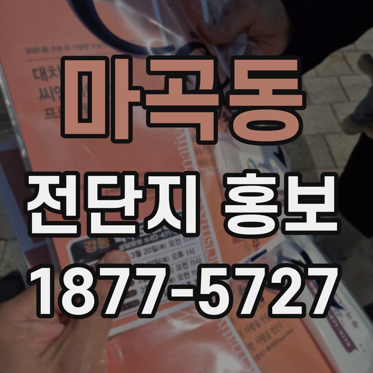 마곡동 전단지 홍보