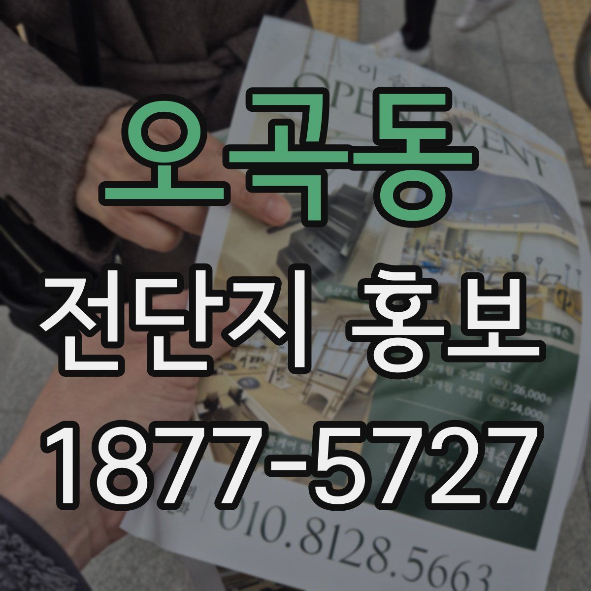 오곡동 전단지 홍보