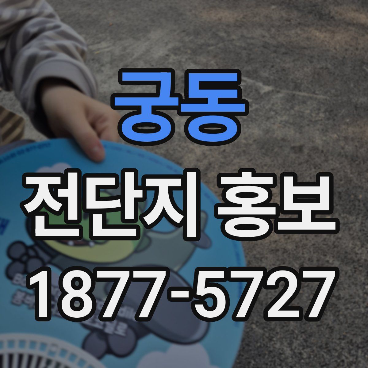 궁동 전단지 홍보