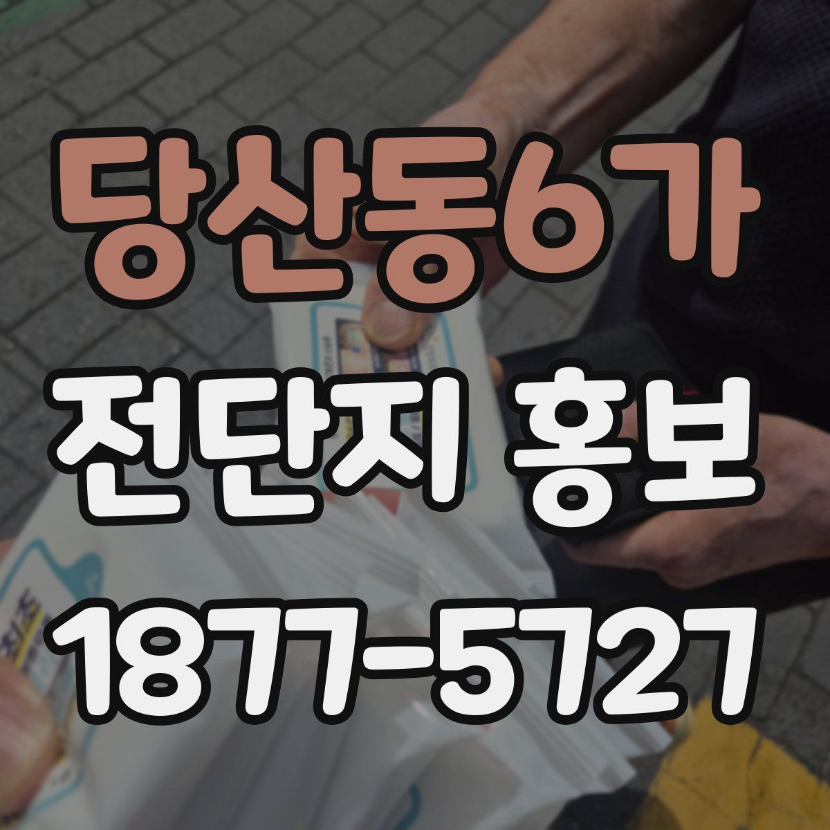 당산동6가 전단지 홍보