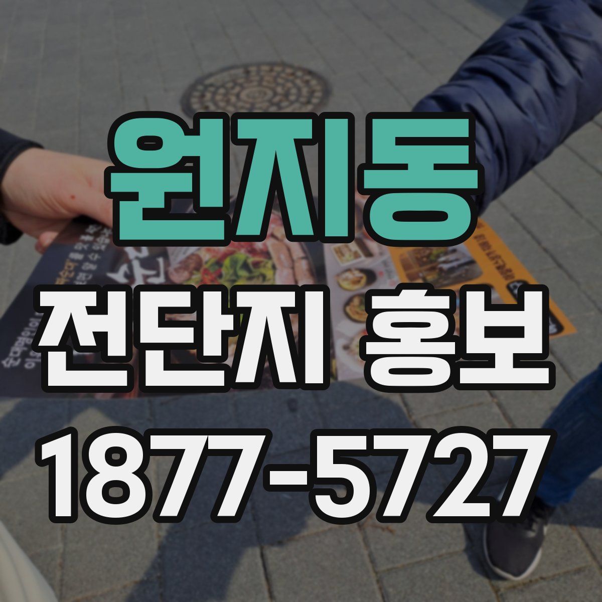 원지동 전단지 홍보