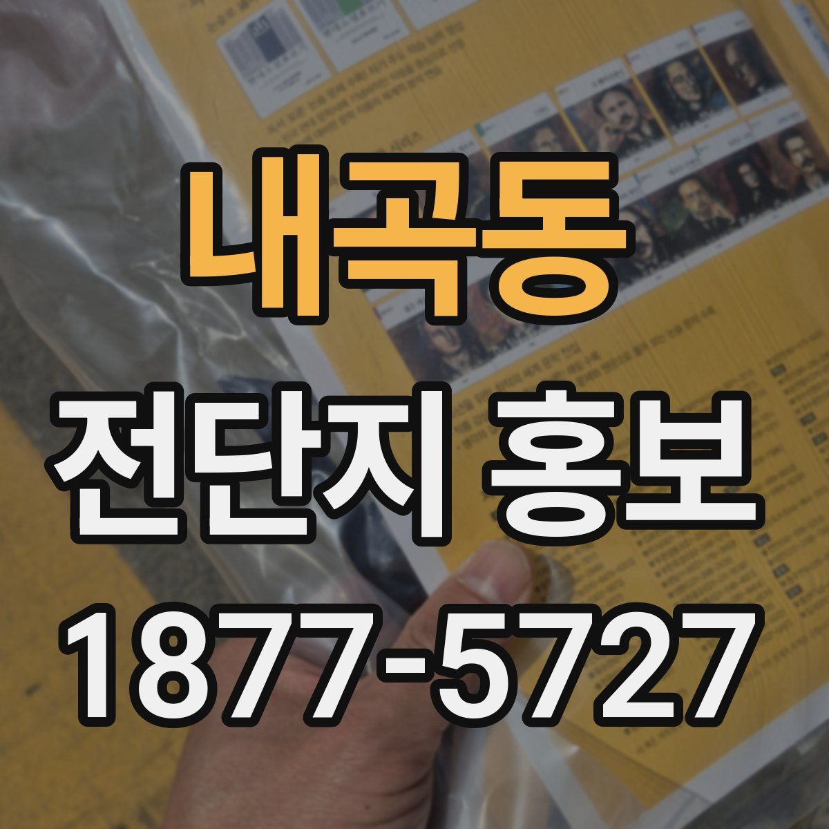내곡동 전단지 홍보
