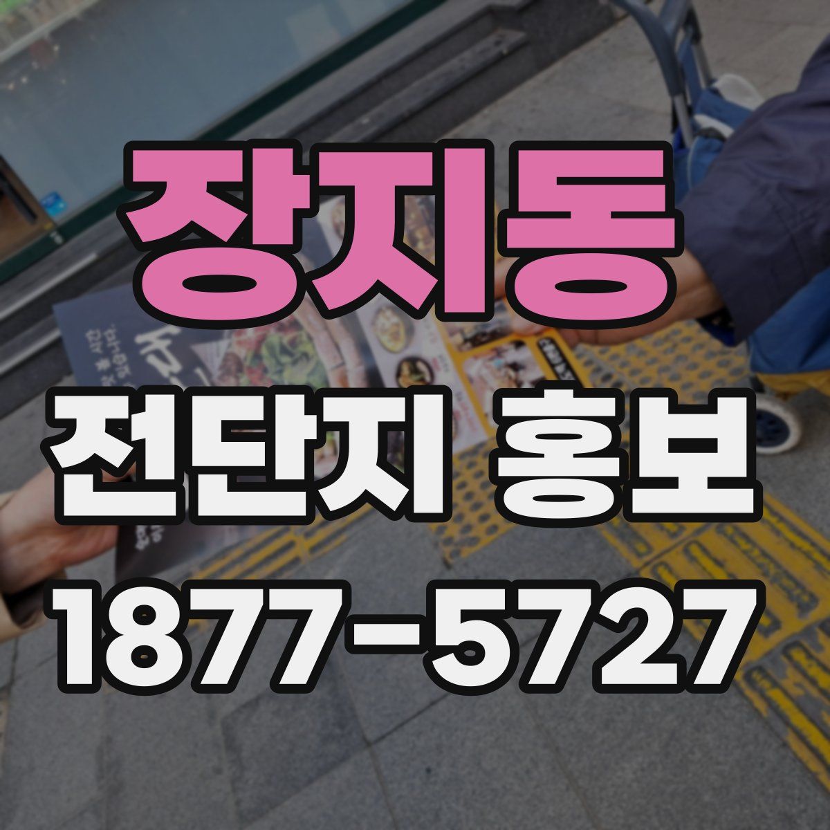 장지동 전단지 홍보