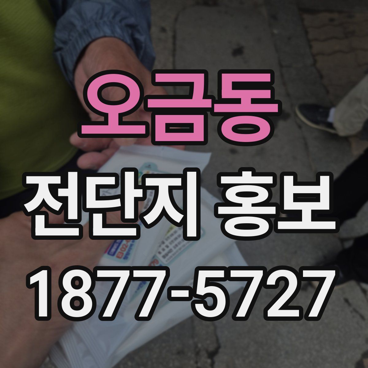 오금동 전단지 홍보