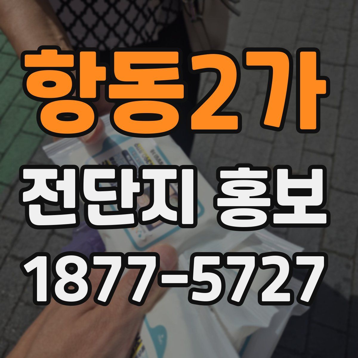 항동2가 전단지 홍보