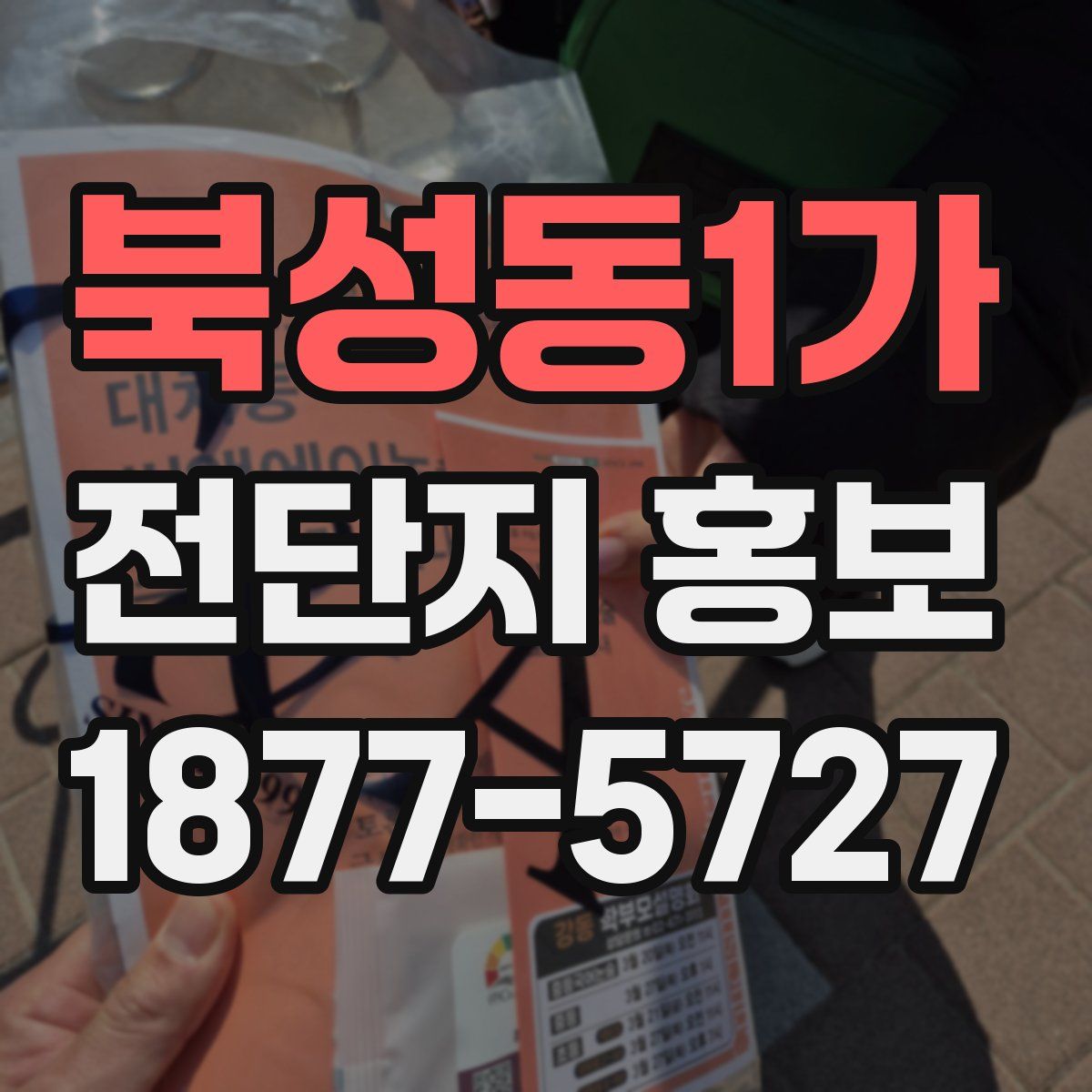 북성동1가 전단지 홍보
