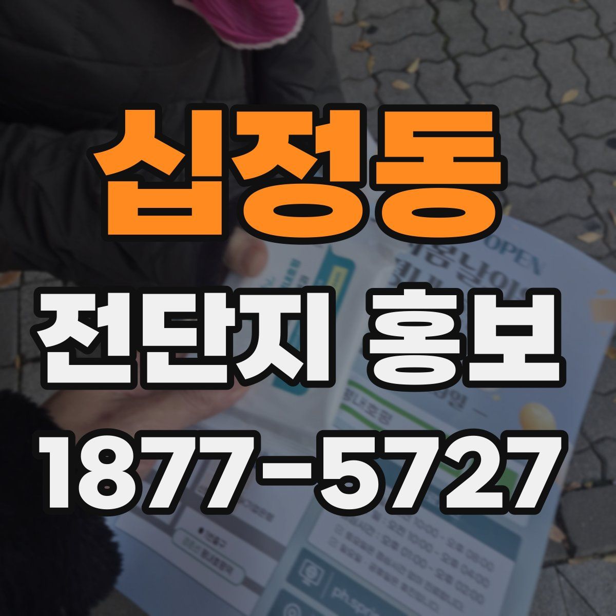 십정동 전단지 홍보