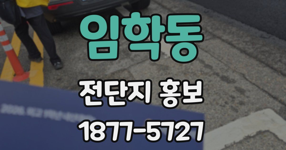 임학동 전단지 홍보