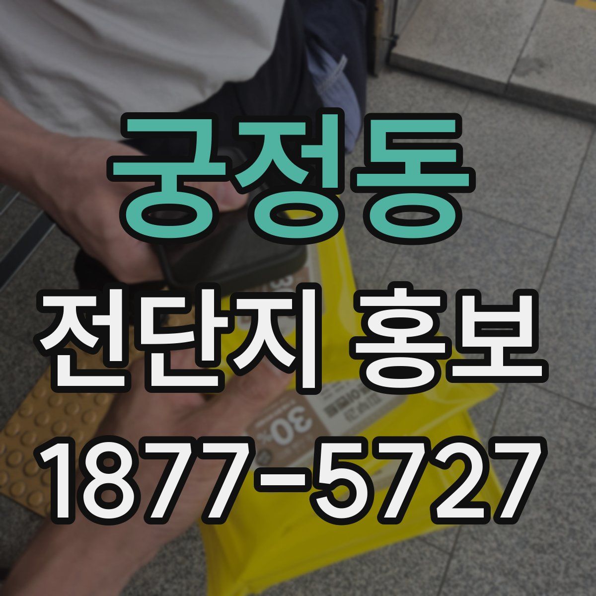 궁정동 전단지 홍보