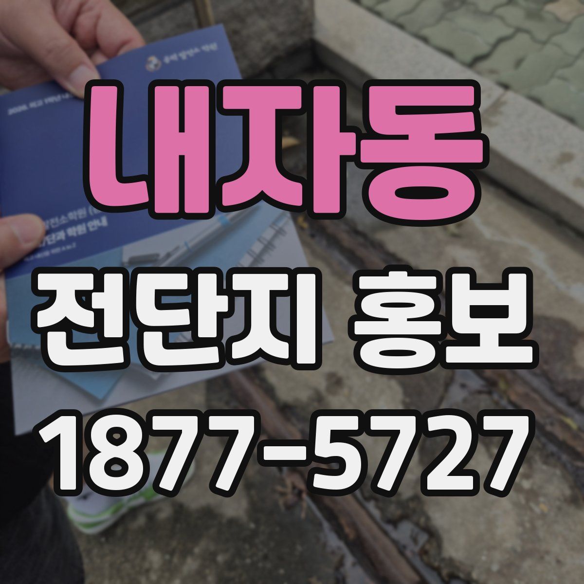 내자동 전단지 홍보