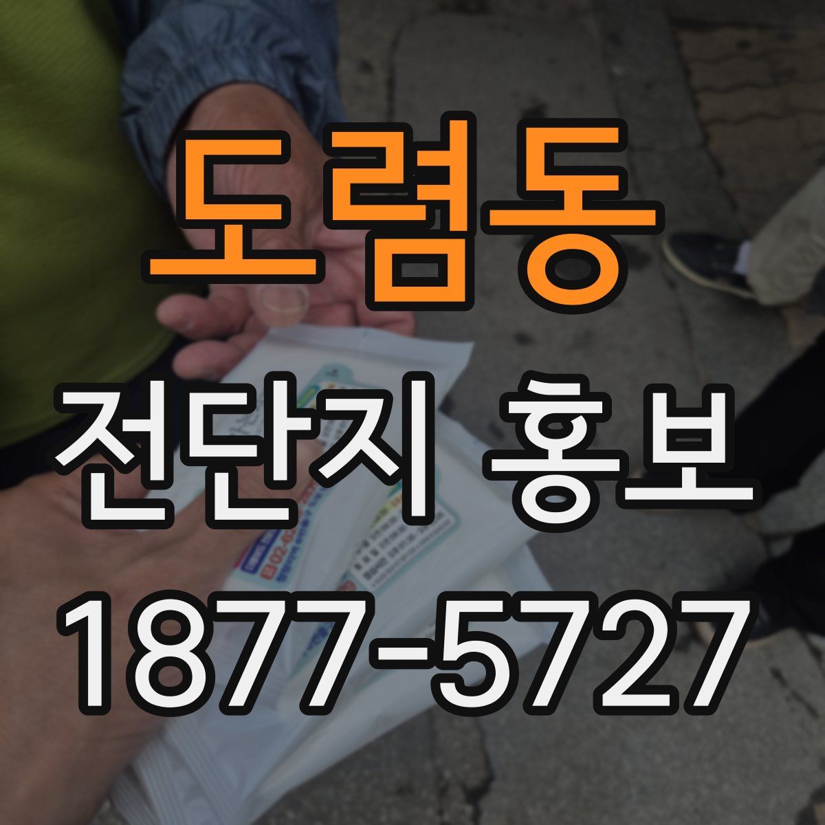 도렴동 전단지 홍보