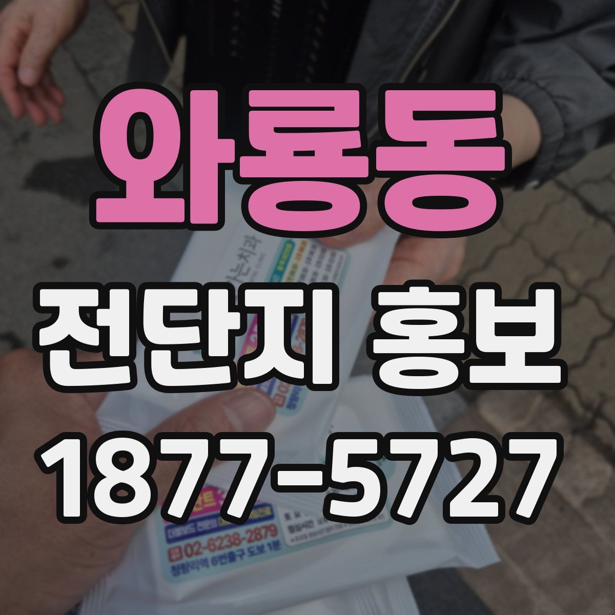 와룡동 전단지 홍보