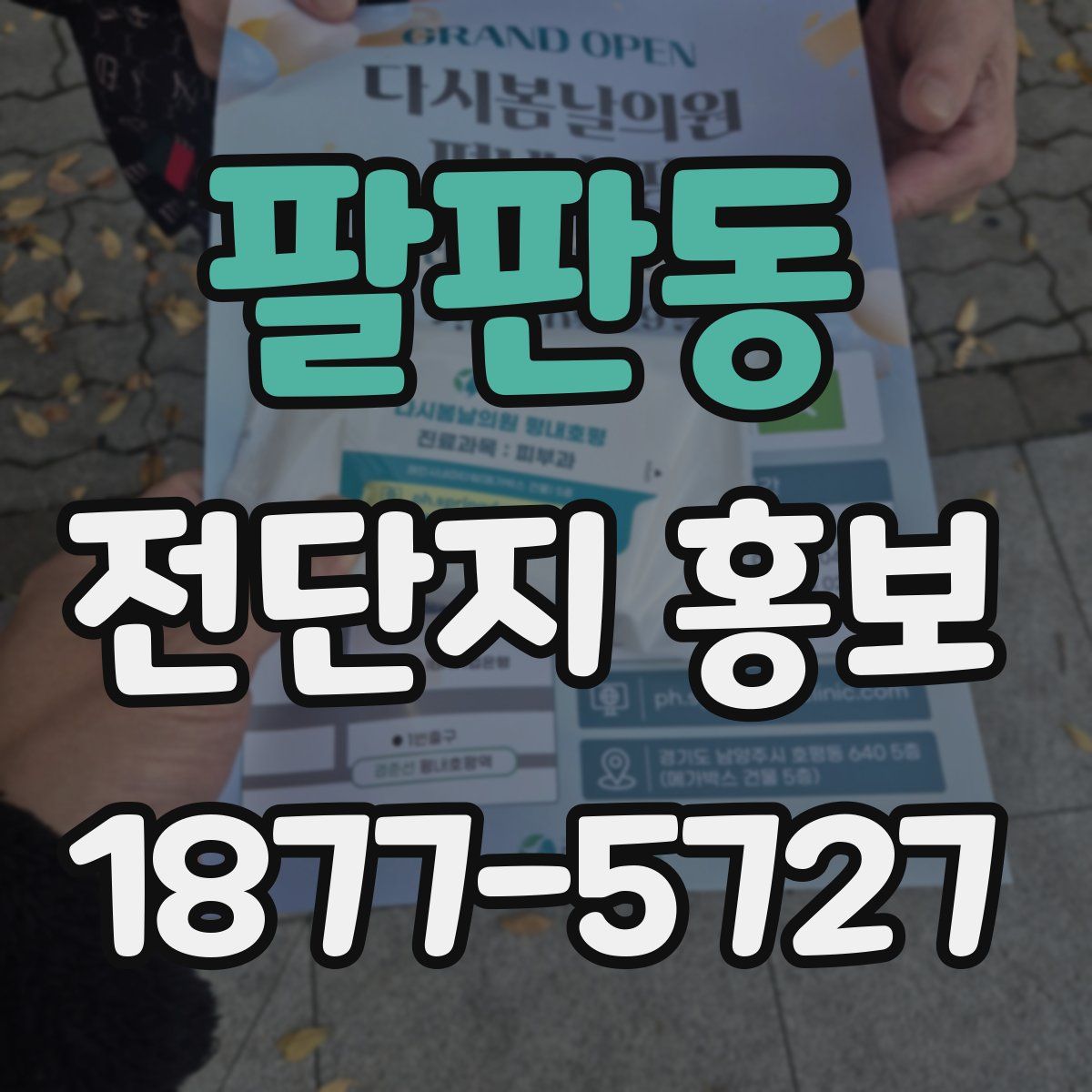 팔판동 전단지 홍보