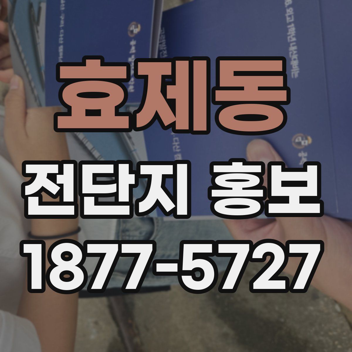 효제동 전단지 홍보