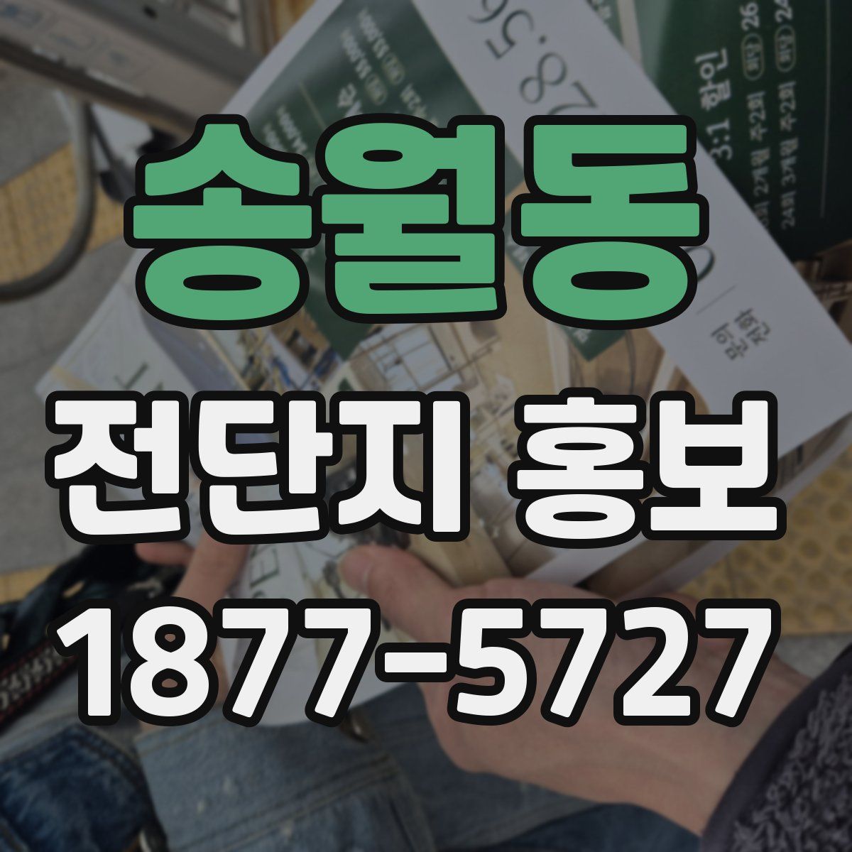 송월동 전단지 홍보