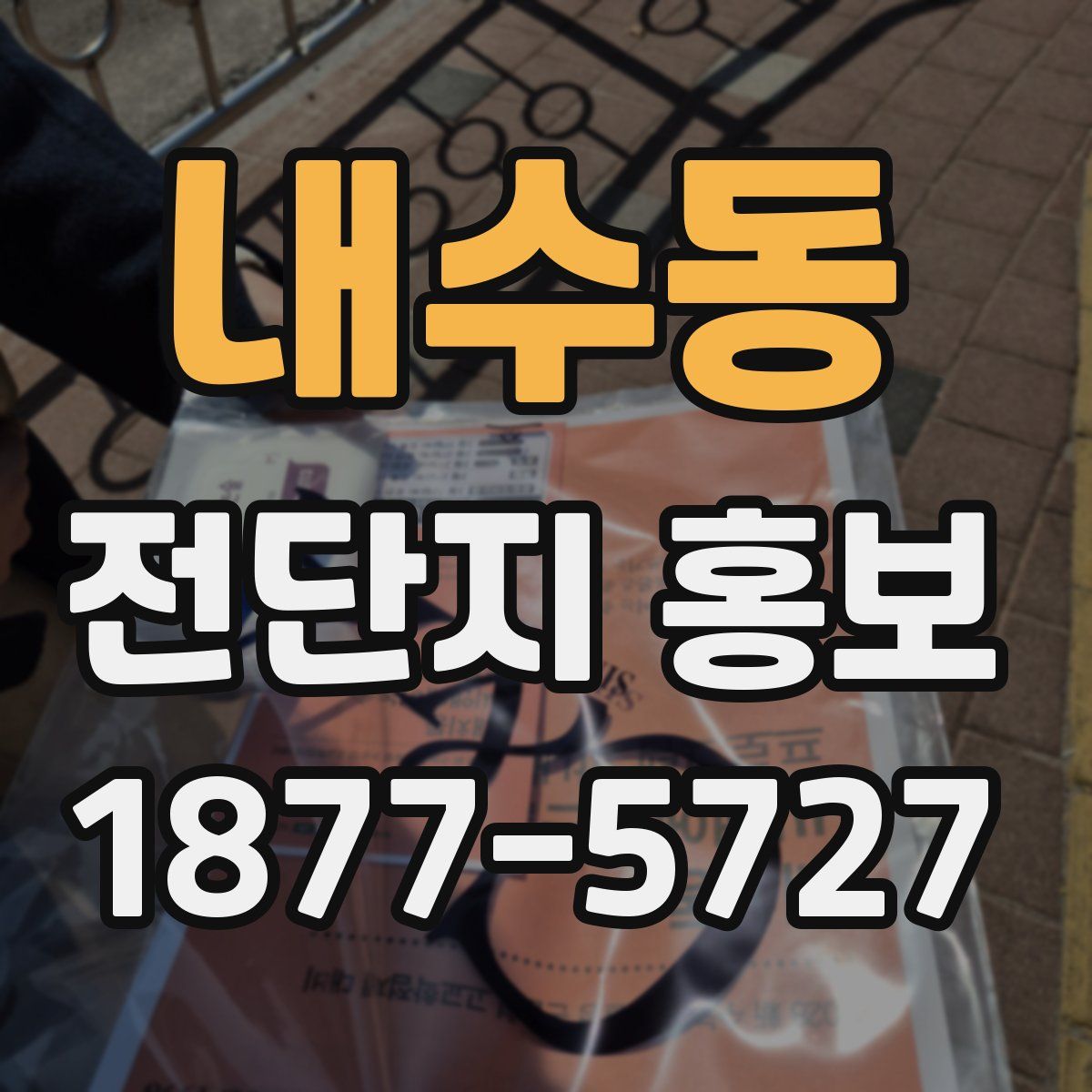 내수동 전단지 홍보