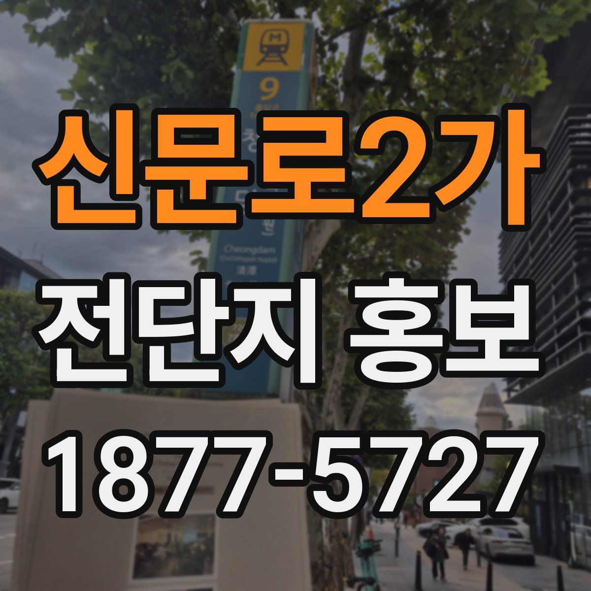 신문로2가 전단지 홍보