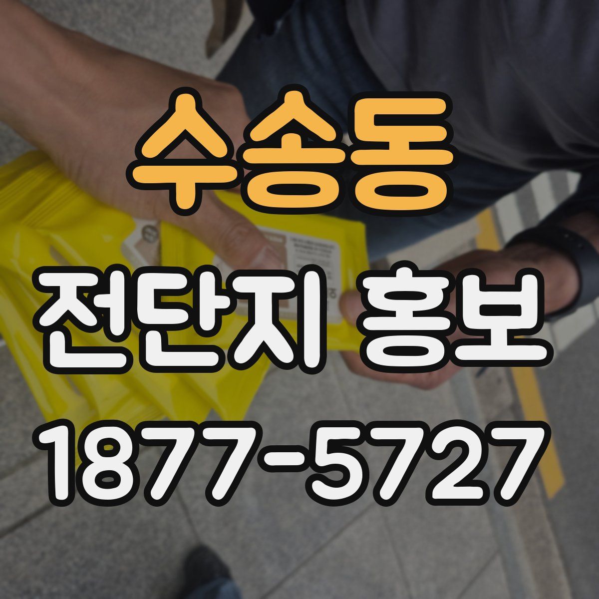 수송동 전단지 홍보