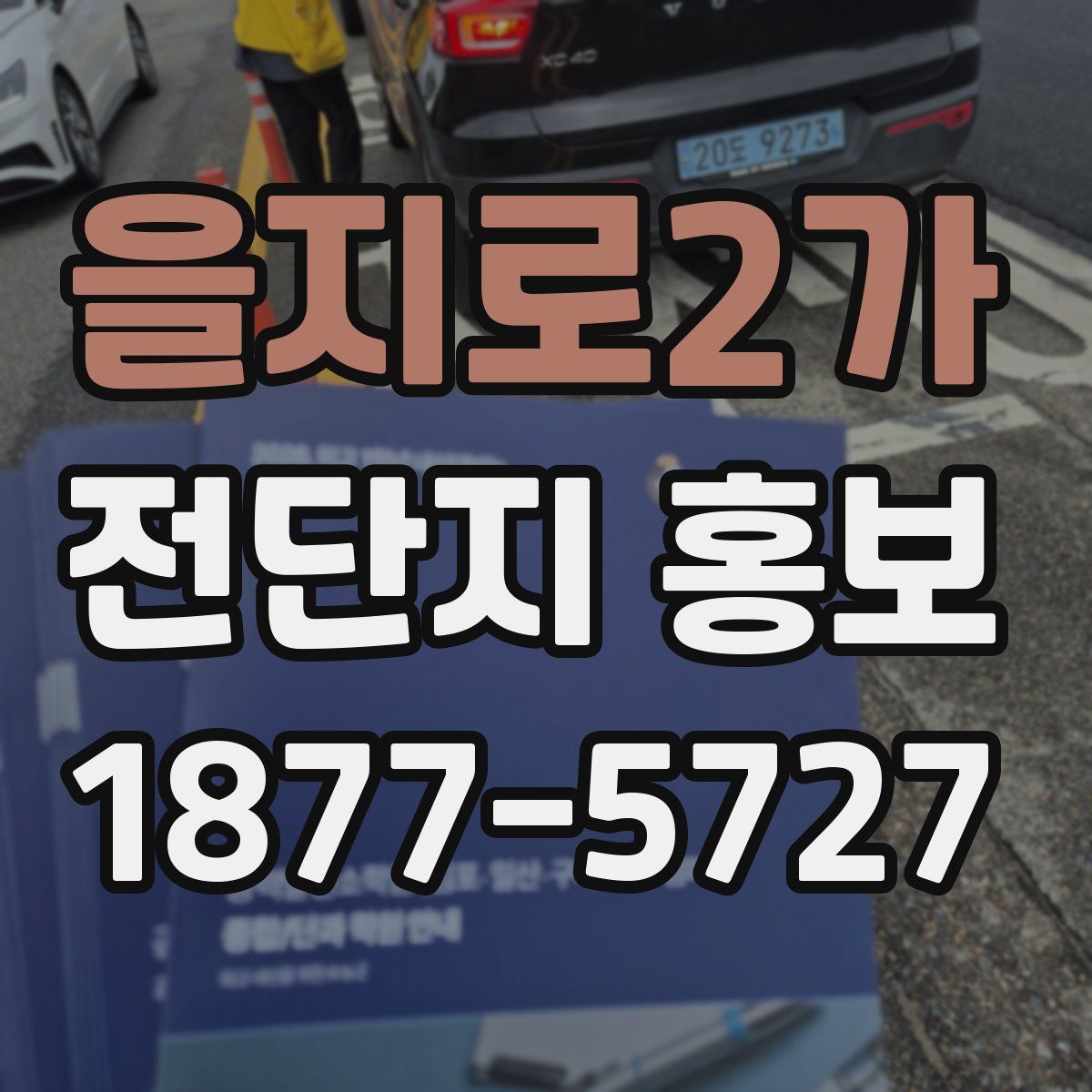 을지로2가 전단지 홍보