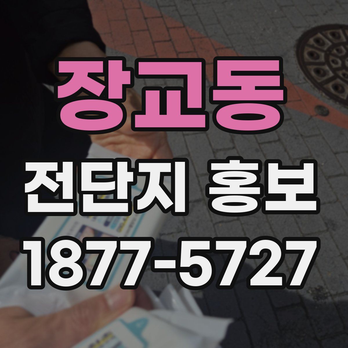 장교동 전단지 홍보