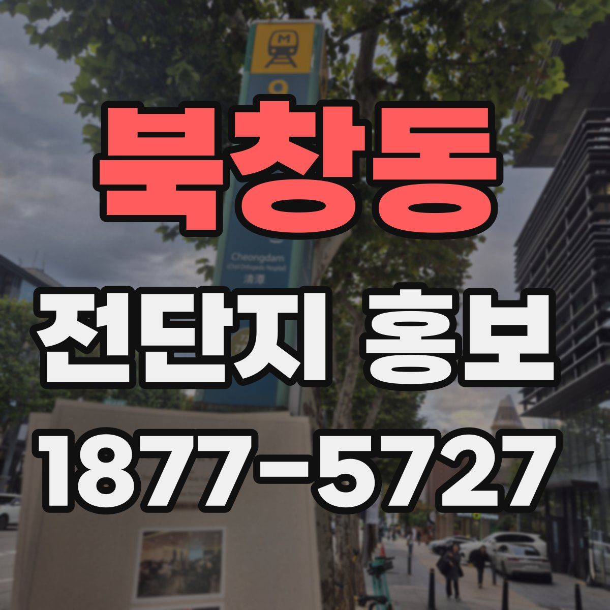 북창동 전단지 홍보