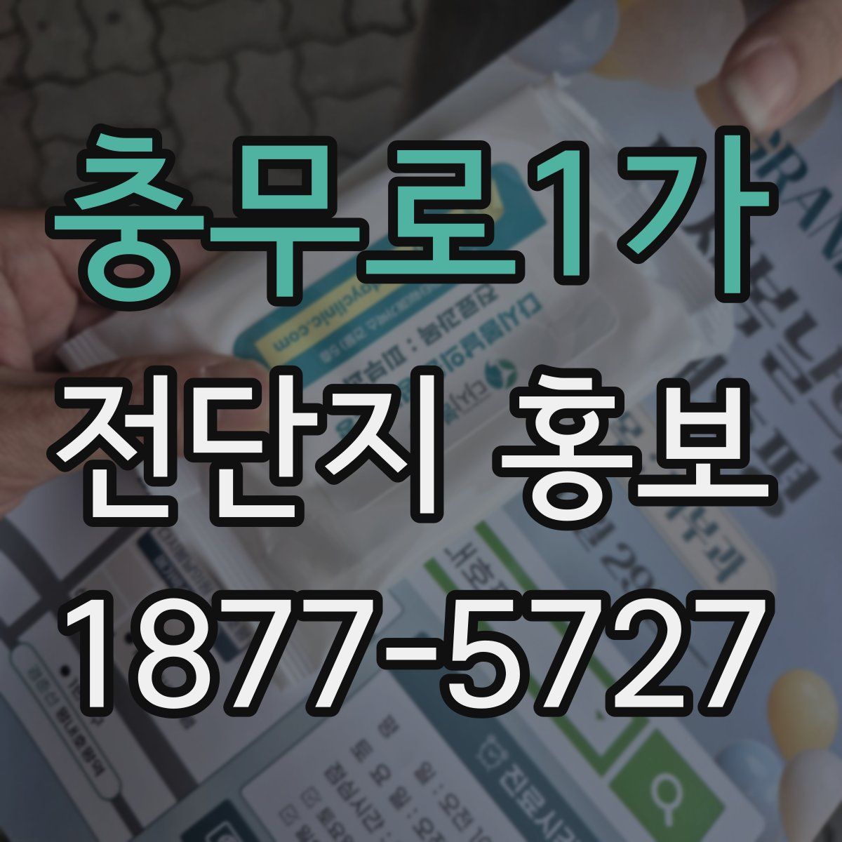 충무로1가 전단지 홍보