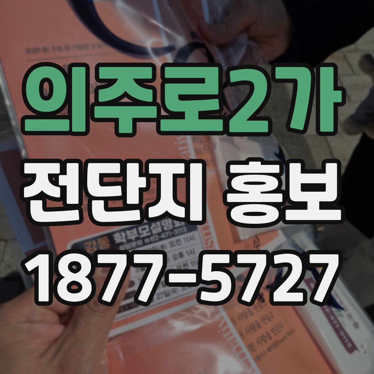 의주로2가 전단지 홍보