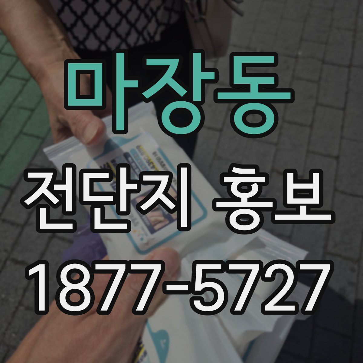 마장동 전단지 홍보