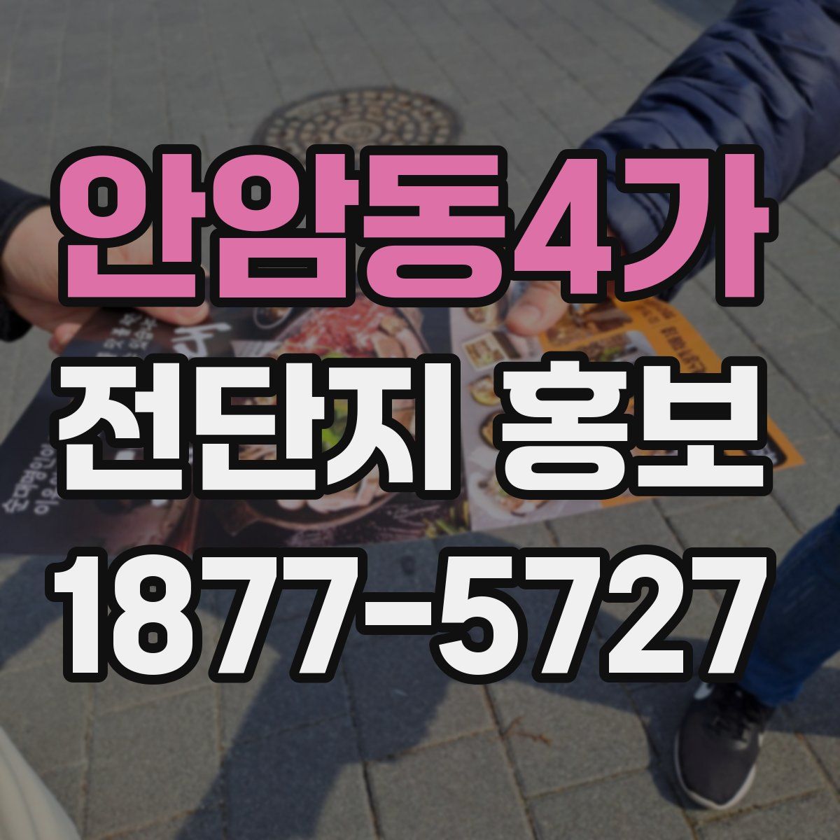 안암동4가 전단지 홍보