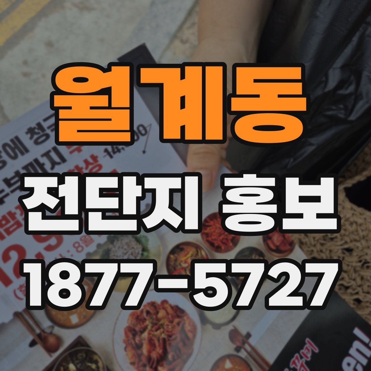 월계동 전단지 홍보