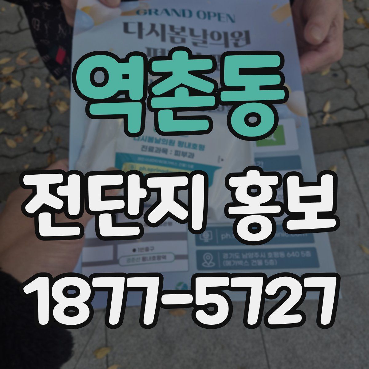 역촌동 전단지 홍보