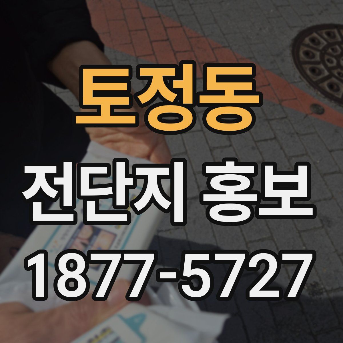 토정동 전단지 홍보