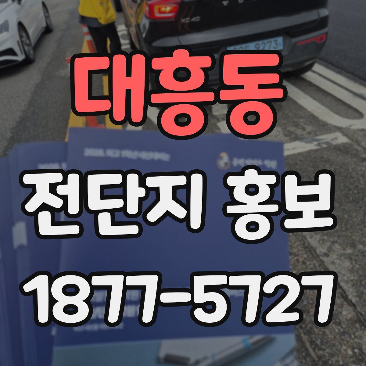 대흥동 전단지 홍보